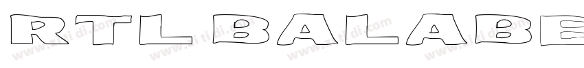 RTL BALABELOO字体转换